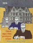 Cursos de lengua y cultura para extranjeros en España. 1993/94