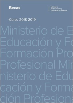 Becas. Curso 2018-2019