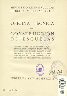 Oficina técnica para construcción de escuelas