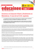 Boletín de educación educainee. Especial autonomías nº 5. Asistencia a la Educación Infantil y rendimiento en Matemáticas. El caso de las Comunidades Autónomas españolas