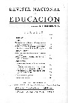 Revista nacional de educación. Julio-Agosto 1944