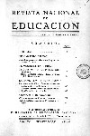 Revista nacional de educación. Septiembre 1944