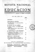 Revista nacional de educación nº 45. Septiembre 1944