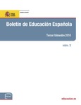 Boletín de educación española nº 3. Tercer trimestre 2010