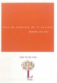 Plan de Fomento de la Lectura. Memoria 2001-2003