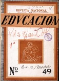 Revista nacional de educación nº 49. 1945