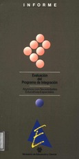 Evaluación del programa de integración. Alumnos con necesidades educativas especiales