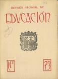 Revista nacional de educación nº 73. 1947