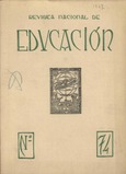 Revista nacional de educación nº 74. 1947