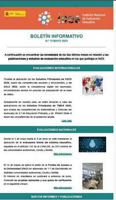 Boletín Informativo INEE Nº.15 mayo 2023