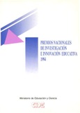 Premios nacionales de investigación e innovación educativa 1994