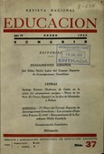 Revista nacional de educación nº 37. Enero 1944