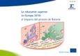 La educación superior en Europa 2010: el impacto del proceso de Bolonia