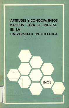 Aptitudes y conocimientos básicos para el ingreso en la Universidad Politécnica