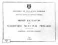 Primer escalafón del Magisterio Nacional Primario. Maestras, 1946. Folleto 2