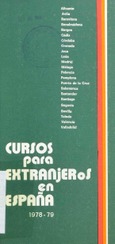 Cursos para extranjeros en España 1978-79
