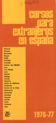 Cursos para extranjeros en España 1976-77