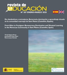 De clandestinos a extranjeros. Burocracia, dominación y aprendizaje situado en la comunidad marroquí de
Sant Mateu (Castellón, España) = From Alien to Foreigner: Bureaucracy, Domination and Situated Learning in the Moroccan Community in Sant Mateu (Caste