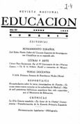 Revista nacional de educación nº 25. Enero 1943