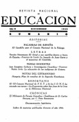 Revista nacional de educación nº 24. Diciembre 1942