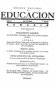 Revista nacional de educación nº 22. Octubre 1942