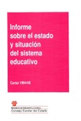 Informe sobre el estado y situación del sistema educativo. Curso 1994-1995