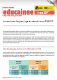 Boletín de educación educainee nº 39. Los resultados de aprendizaje en matemáticas en PISA 2012