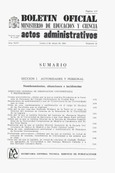 Boletín Oficial del Ministerio de Educación y Ciencia año 1983-2. Actos Administrativos. Números del 18 al 52 más 2 números extraordinarios e índices 2º y 3º trimestres