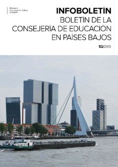 Infoboletín nº 52. Boletín de la Consejería de Educación en Países Bajos