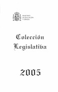 Colección legislativa año 2005