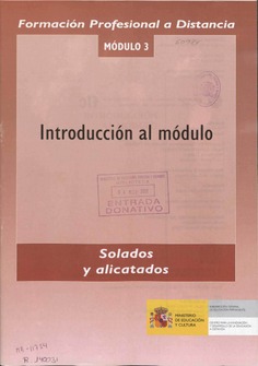 Formación profesional a distancia. Solados y alicatados