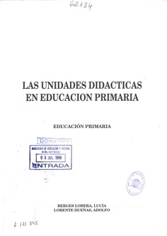 Las unidades didácticas en Educación Primaria