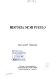 Historia de mi pueblo. Educación Primaria