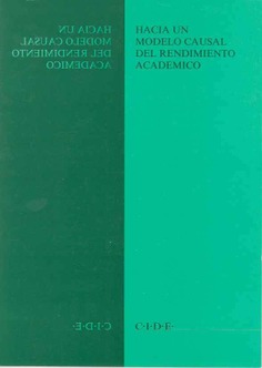 Hacia un modelo causal del rendimiento académico