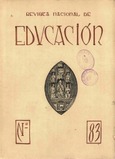 Revista nacional de educación nº 83. 1948