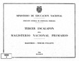 Primer escalafón del magisterio nacional primario. Maestros, 1946. Folleto 3