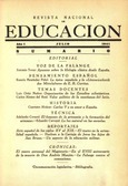 Revista nacional de educación nº 7. Julio 1941