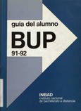 Guía del alumno. B.U.P. 91-92