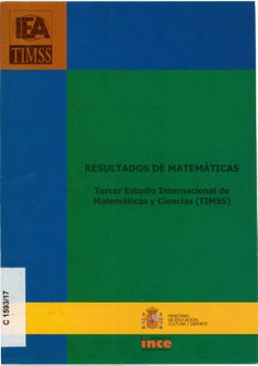 Resultados de Matemáticas. Tercer Estudio Internacional de Matemáticas y Ciencias (TIMSS)