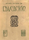 Revista nacional de educación nº 100. 1951