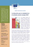 Boletín informativo Eurydice nº 2. La educación para la ciudadanía en el contexto escolar europeo 2017 - Edición 2018