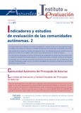 Apuntes del Instituto de Evaluación. Resumen informativo nº 11. Indicadores y estudios de evaluación de las comunidades autónomas-2