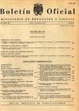 Boletín Oficial del Ministerio de Educación y Ciencia año 1970-4. Resoluciones Administrativas. Números del 79 al 105 e índice 4º trimestre
