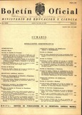 Boletín Oficial del Ministerio de Educación y Ciencia año 1970-3. Resoluciones Administrativas. Números del 53 al 78 e índice 3º trimestre