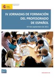 IV Jornadas de formación del profesorado de español. 8 - 9 de septiembre de 2011