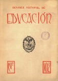 Revista nacional de educación nº 102. 1951