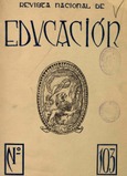 Revista nacional de educación nº 103. 1951
