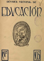 Revista nacional de educación nº 103. 1951