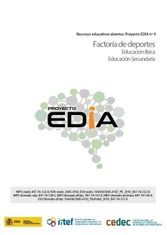Proyecto EDIA nº 9. Factoría de deportes. Educación Secundaria