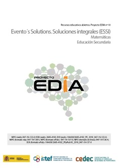 Proyecto EDIA nº 10. Evento's Solutions, servicios integrales (ESSI). Educación Secundaria. Cursos 1º y 2º